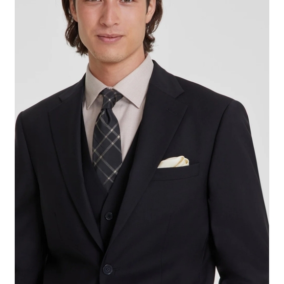 Calvin Klein Mens Slim fit Suit Jacket Blazer. Black - Picture 3 of 11